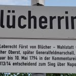 Zusatzschild Blücherring